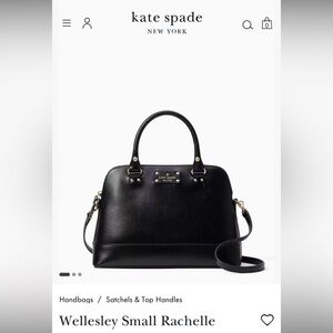 SOLD Kate Spade black leather bag